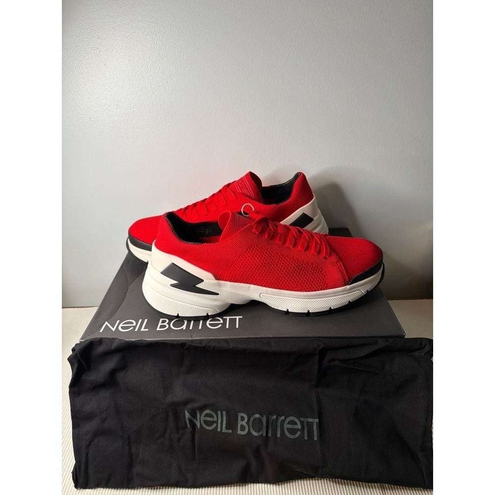 ๐ฅ๐ฅNeil Barrett Red Sneakers Size 9M